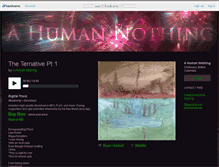 Tablet Screenshot of ahumannothingband.bandcamp.com