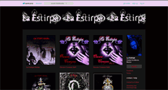 Desktop Screenshot of laestirpe.bandcamp.com