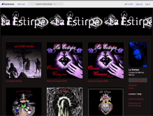 Tablet Screenshot of laestirpe.bandcamp.com