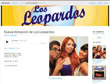 Tablet Screenshot of losleopardos.bandcamp.com
