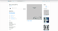 Desktop Screenshot of calais.bandcamp.com