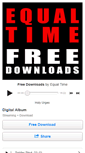 Mobile Screenshot of equaltime.bandcamp.com