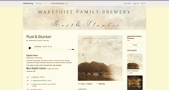 Desktop Screenshot of makeshiftfamilybrewery.bandcamp.com