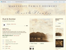 Tablet Screenshot of makeshiftfamilybrewery.bandcamp.com