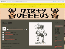 Tablet Screenshot of dirtydeeds.bandcamp.com