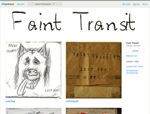 Tablet Screenshot of fainttransit.bandcamp.com