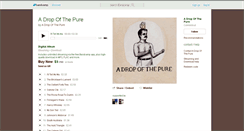 Desktop Screenshot of adropofthepure.bandcamp.com