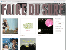 Tablet Screenshot of fairedusurf.bandcamp.com