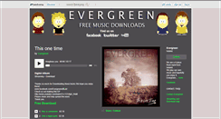 Desktop Screenshot of evergreenoffical.bandcamp.com