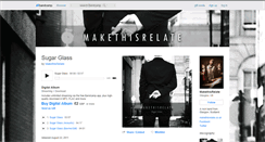 Desktop Screenshot of makethisrelate.bandcamp.com