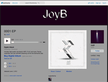 Tablet Screenshot of joyb.bandcamp.com