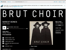 Tablet Screenshot of brutchoir.bandcamp.com