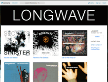 Tablet Screenshot of longwave.bandcamp.com