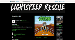 Desktop Screenshot of lightspeedrescue.bandcamp.com