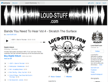 Tablet Screenshot of loud-stuff.bandcamp.com