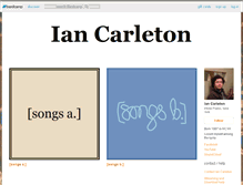 Tablet Screenshot of iancarletonsongs.bandcamp.com