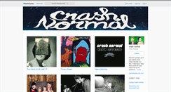 Desktop Screenshot of crashnormal.bandcamp.com