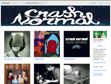 Tablet Screenshot of crashnormal.bandcamp.com