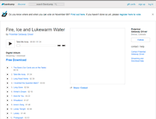 Tablet Screenshot of potentialgetawaydriver.bandcamp.com