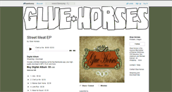 Desktop Screenshot of gluehorses.bandcamp.com