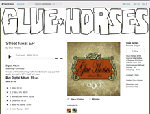 Tablet Screenshot of gluehorses.bandcamp.com