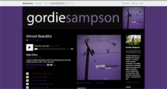 Desktop Screenshot of gordiesampson.bandcamp.com