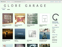 Tablet Screenshot of globegaragerecords.bandcamp.com