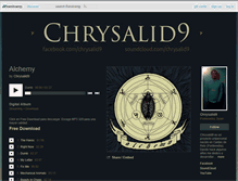Tablet Screenshot of chrysalid9.bandcamp.com