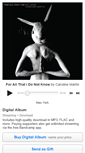 Mobile Screenshot of carolinemartin.bandcamp.com
