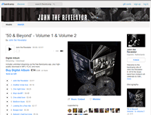 Tablet Screenshot of johntherevelator.bandcamp.com