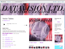 Tablet Screenshot of datavision.bandcamp.com