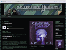 Tablet Screenshot of collectiblehumans.bandcamp.com