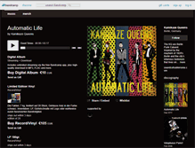 Tablet Screenshot of kamikazequeens.bandcamp.com