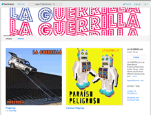 Tablet Screenshot of laguerrilla.bandcamp.com