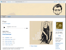 Tablet Screenshot of iamtheagent.bandcamp.com