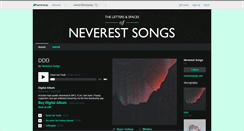 Desktop Screenshot of neverestsongs.bandcamp.com