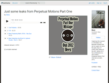 Tablet Screenshot of beeznz.bandcamp.com