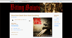 Desktop Screenshot of bitingsaints.bandcamp.com