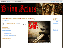 Tablet Screenshot of bitingsaints.bandcamp.com