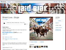 Tablet Screenshot of laidblak.bandcamp.com