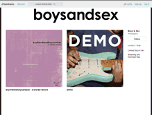 Tablet Screenshot of boysandsex.bandcamp.com