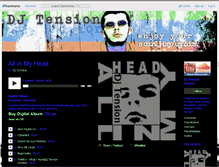 Tablet Screenshot of djtension.bandcamp.com