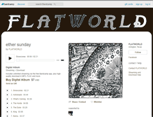 Tablet Screenshot of flatworld.bandcamp.com
