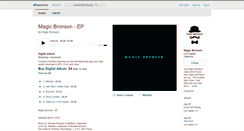 Desktop Screenshot of magicbronson.bandcamp.com