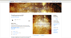Desktop Screenshot of matthewmanchester.bandcamp.com