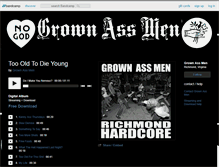 Tablet Screenshot of grownassmen.bandcamp.com