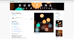 Desktop Screenshot of duotang.bandcamp.com