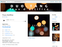 Tablet Screenshot of duotang.bandcamp.com