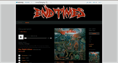 Desktop Screenshot of endtimes.bandcamp.com