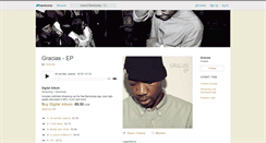 Desktop Screenshot of gracias.bandcamp.com